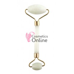 Piatra de jad pentru masaj Cod JD000 Alba cu 2 Capete MJ 1193026